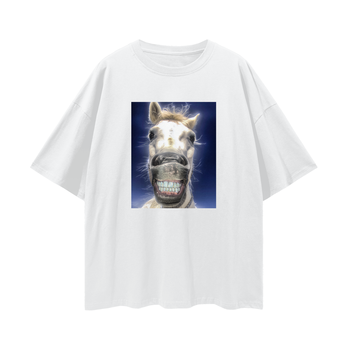 White Horse with Diamond Grillz