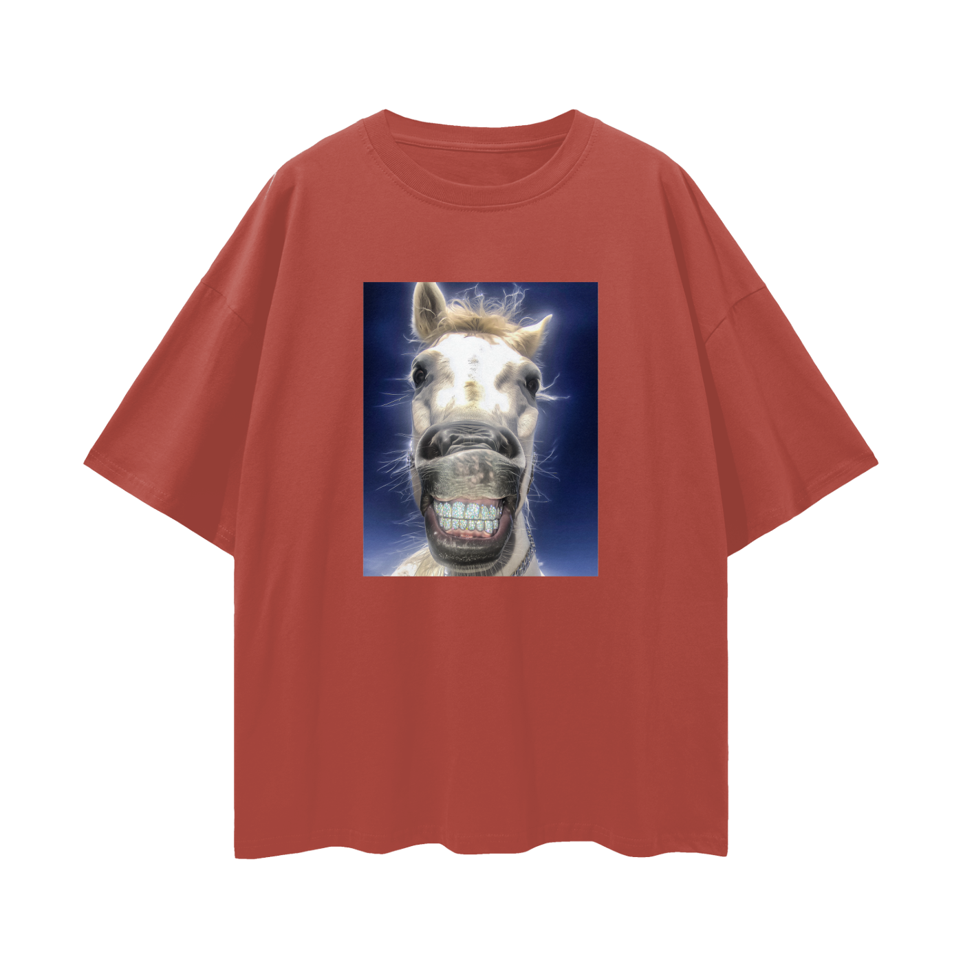 White Horse with Diamond Grillz