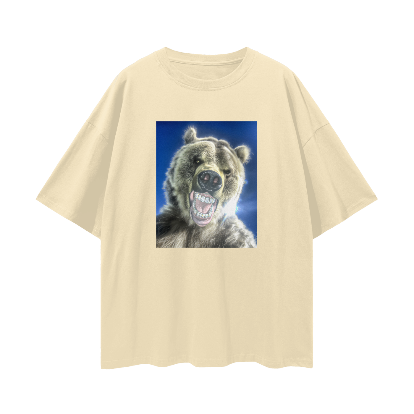 Grizzly Bear with Diamond Grillz