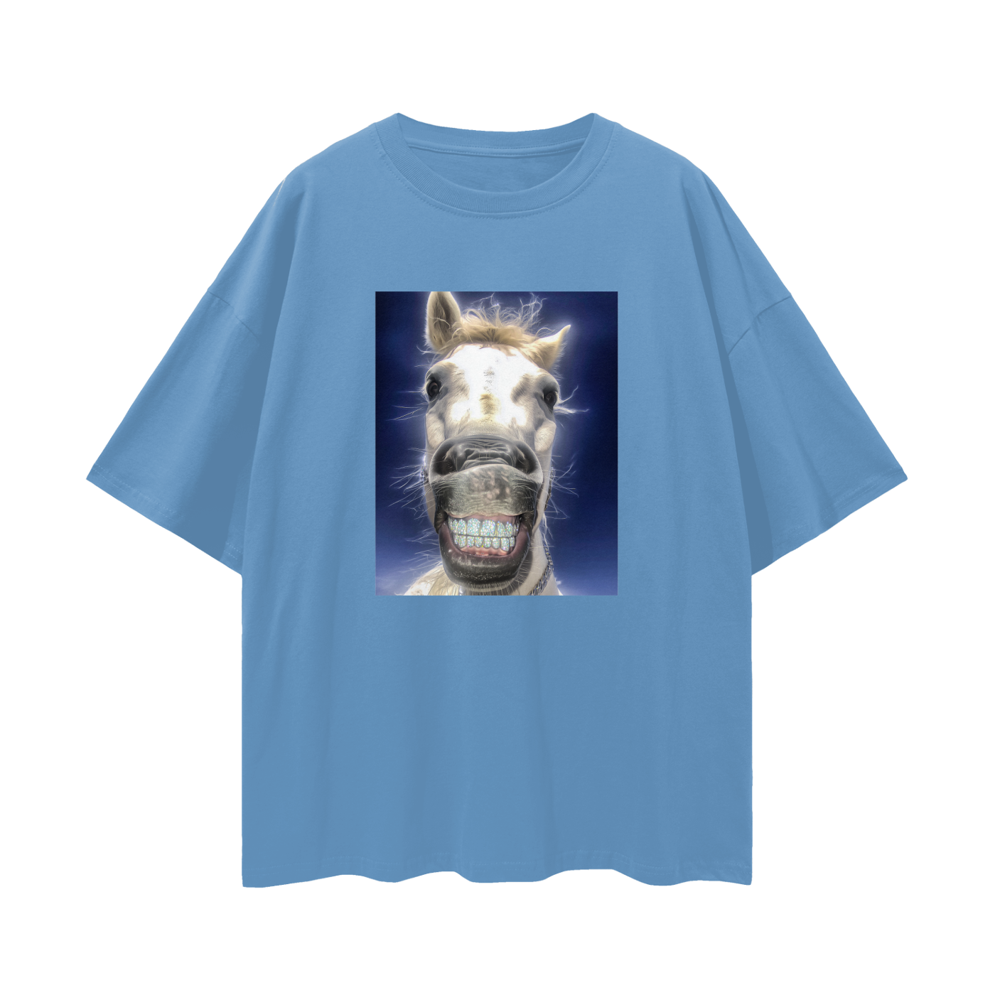 White Horse with Diamond Grillz