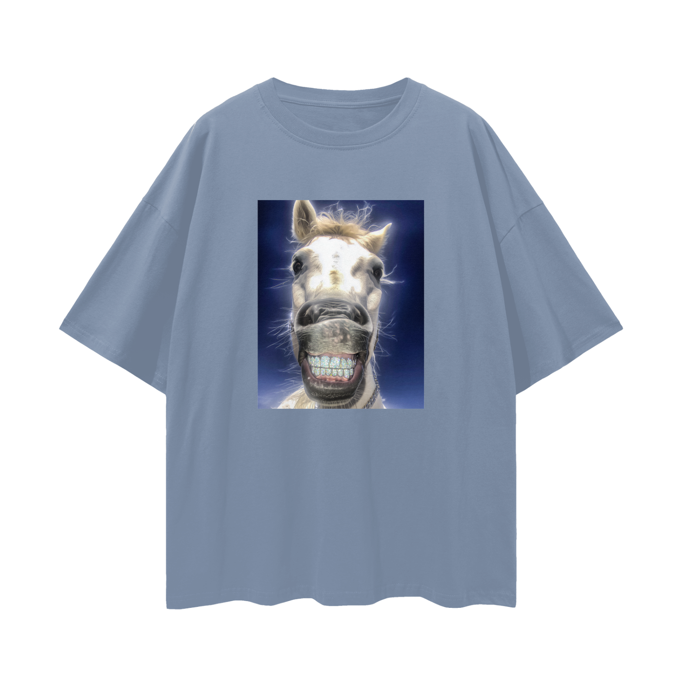 White Horse with Diamond Grillz