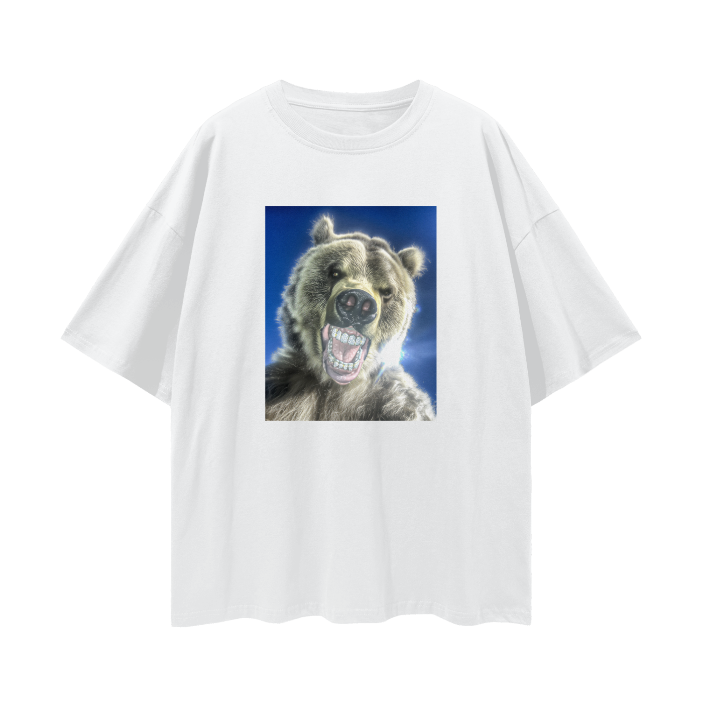 Grizzly Bear with Diamond Grillz