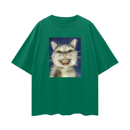 White Cat with Diamond Grillz