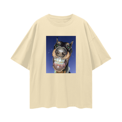 Dobermann Dog with Diamond Grillz