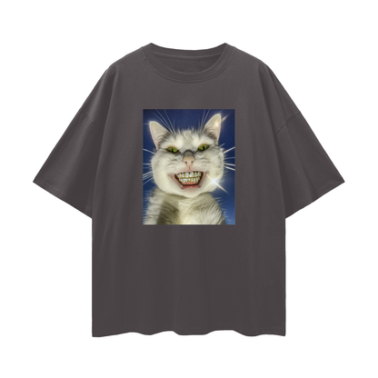 White Cat with Diamond Grillz