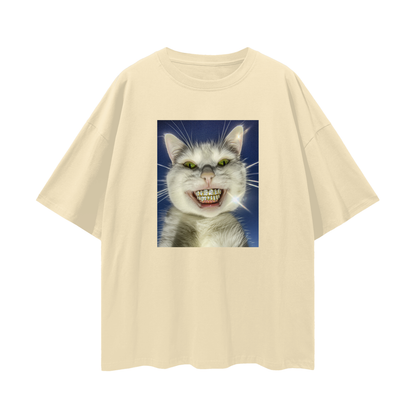 White Cat with Diamond Grillz