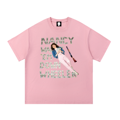 Nancy Walk 'Em Down Down Wheeler T-Shirt