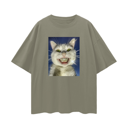 White Cat with Diamond Grillz