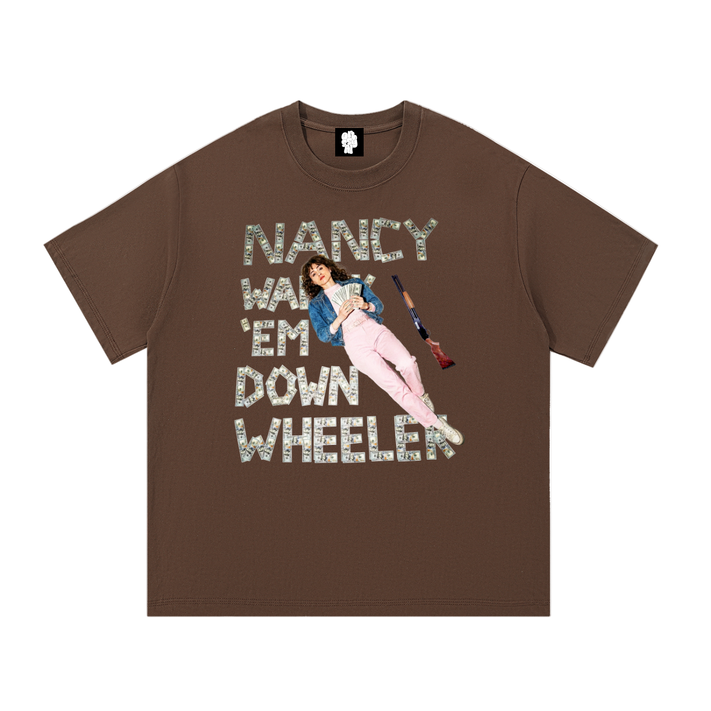 Nancy Walk 'Em Down Down Wheeler T-Shirt