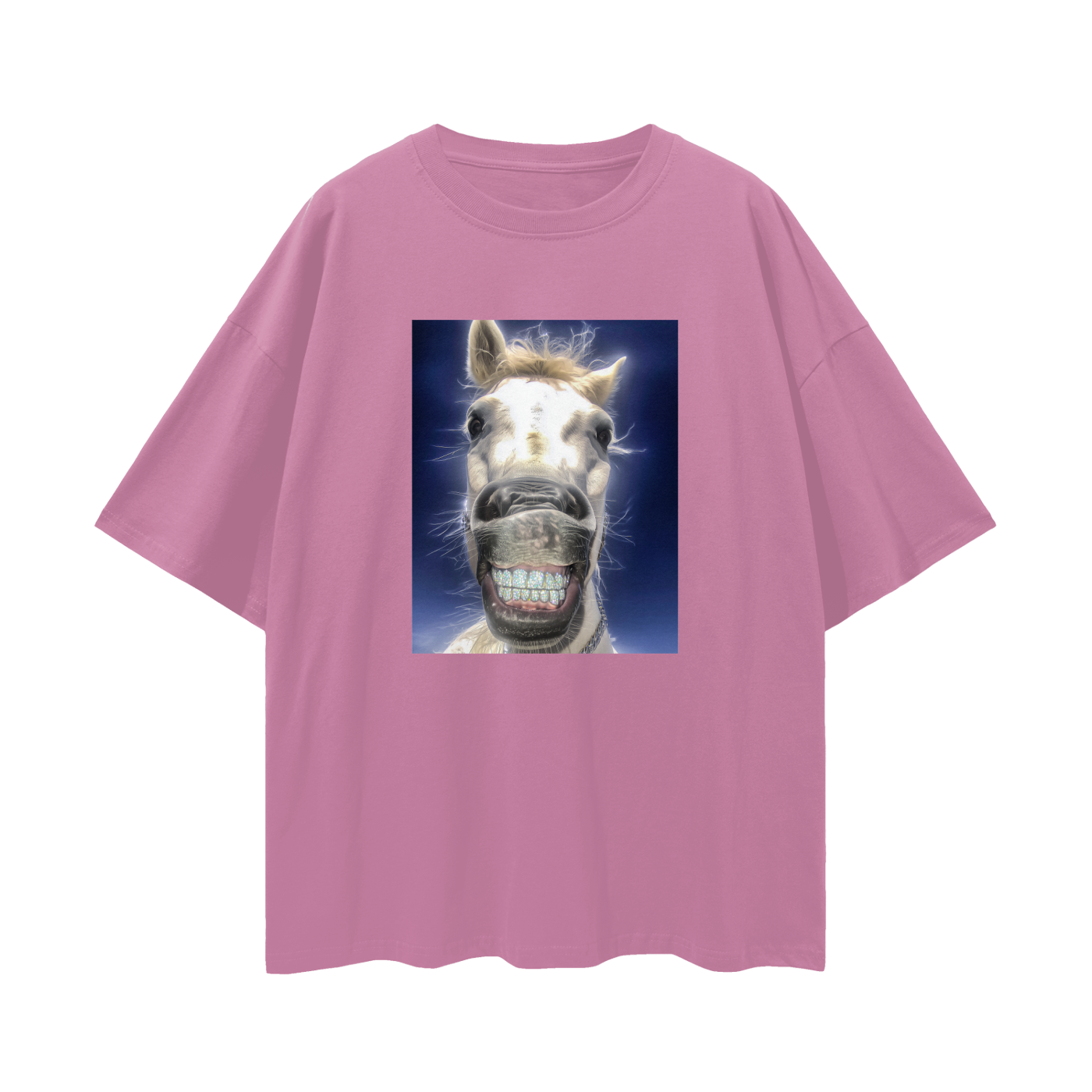 White Horse with Diamond Grillz