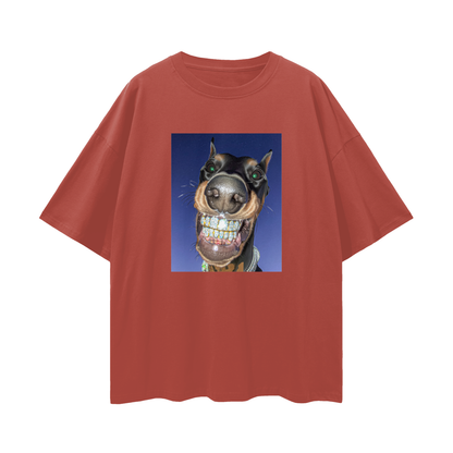 Dobermann Dog with Diamond Grillz