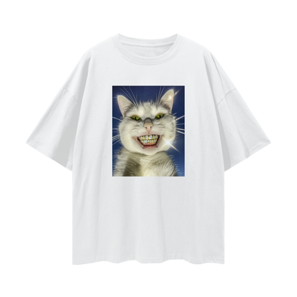 White Cat with Diamond Grillz