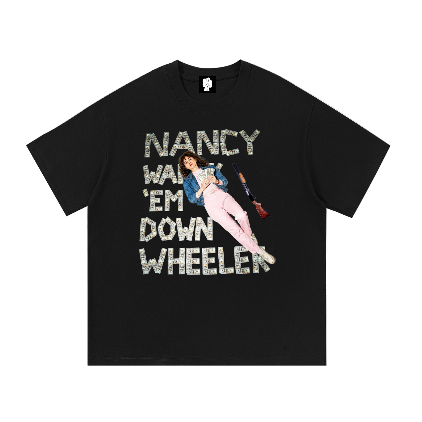 Nancy Walk 'Em Down Down Wheeler T-Shirt