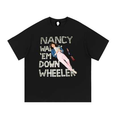 Nancy Walk 'Em Down Down Wheeler T-Shirt