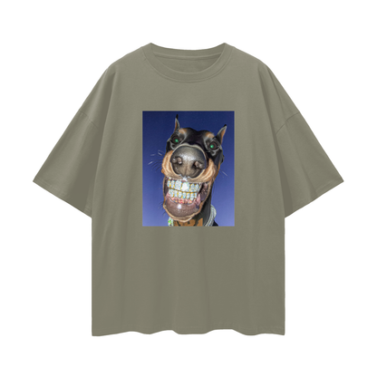 Dobermann Dog with Diamond Grillz