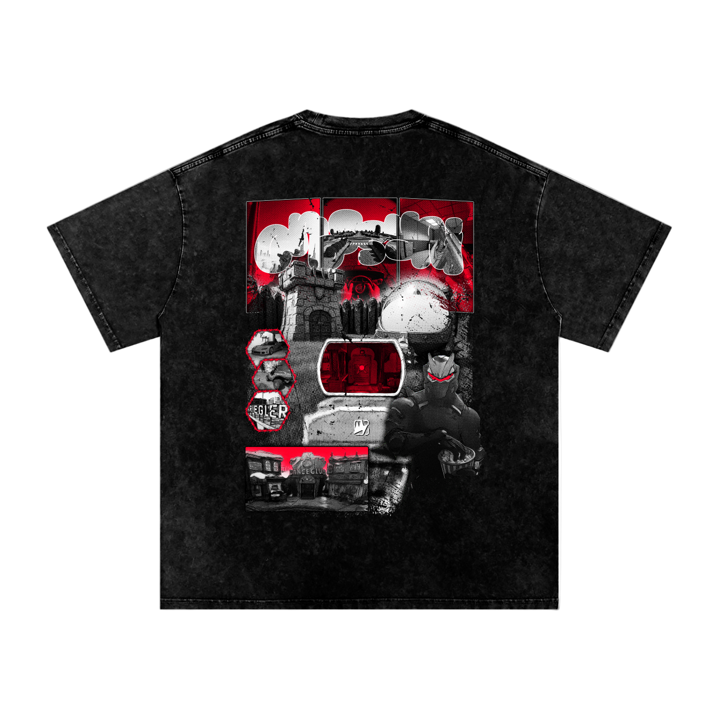 Nostalgia T-Shirt Black Snow Washed