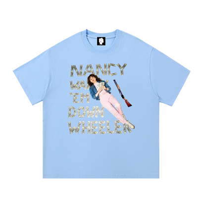 Nancy Walk 'Em Down Down Wheeler T-Shirt