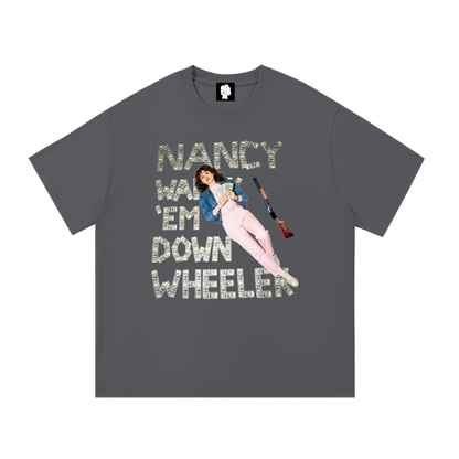 Nancy Walk 'Em Down Down Wheeler T-Shirt