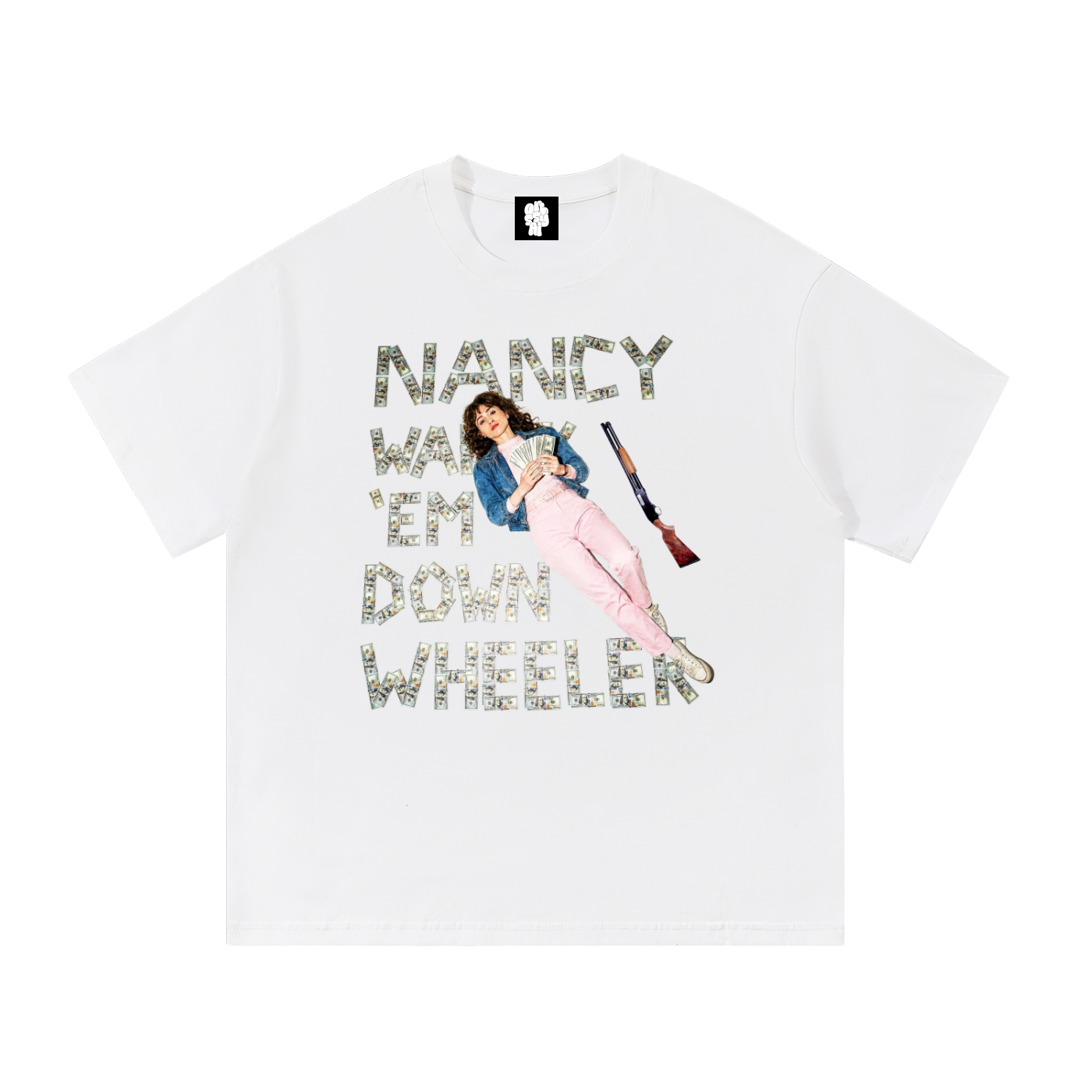 Nancy Walk 'Em Down Down Wheeler T-Shirt