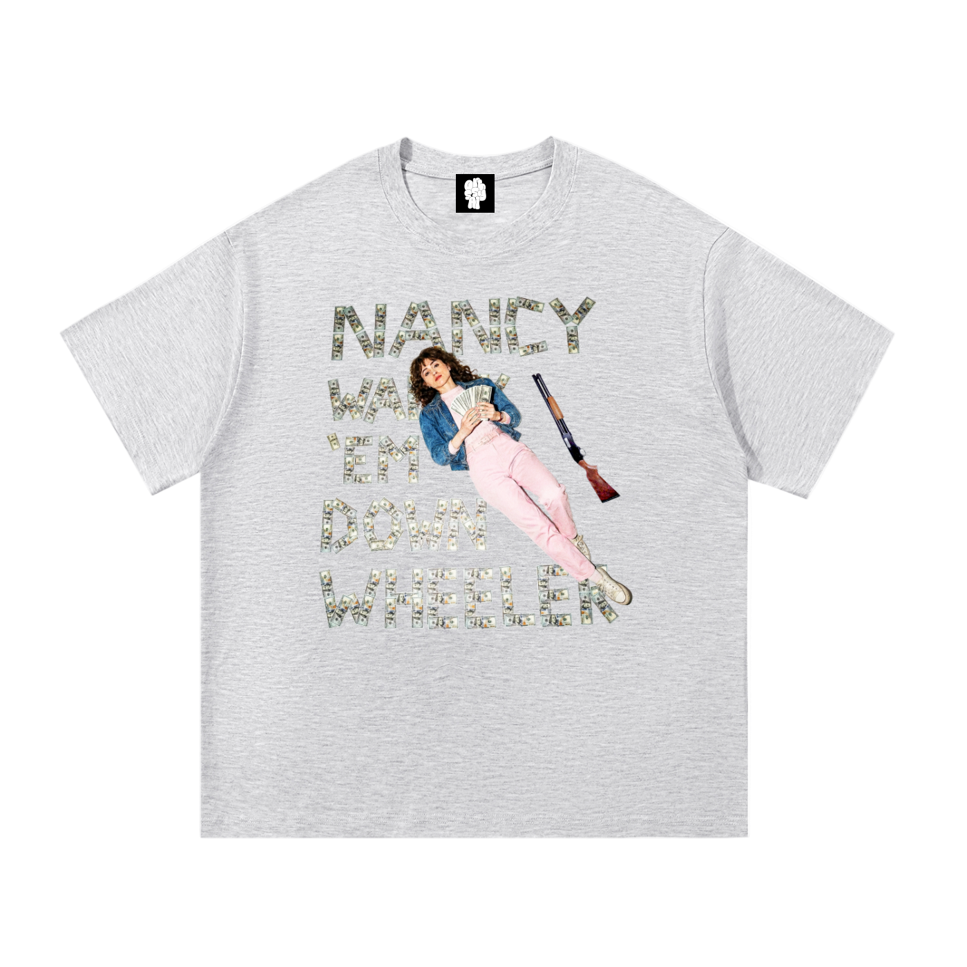 Nancy Walk 'Em Down Down Wheeler T-Shirt